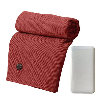 USB Electric Heated Blanket 3 Gears Heating Electric Blanket Shawl USB Heated Blanket Shawl With/Without 5000Mah Power Bank